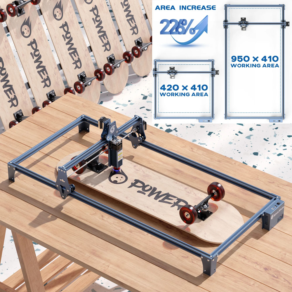 Industrial Laser Engraver - SCULPFUN Kit di espansione area di