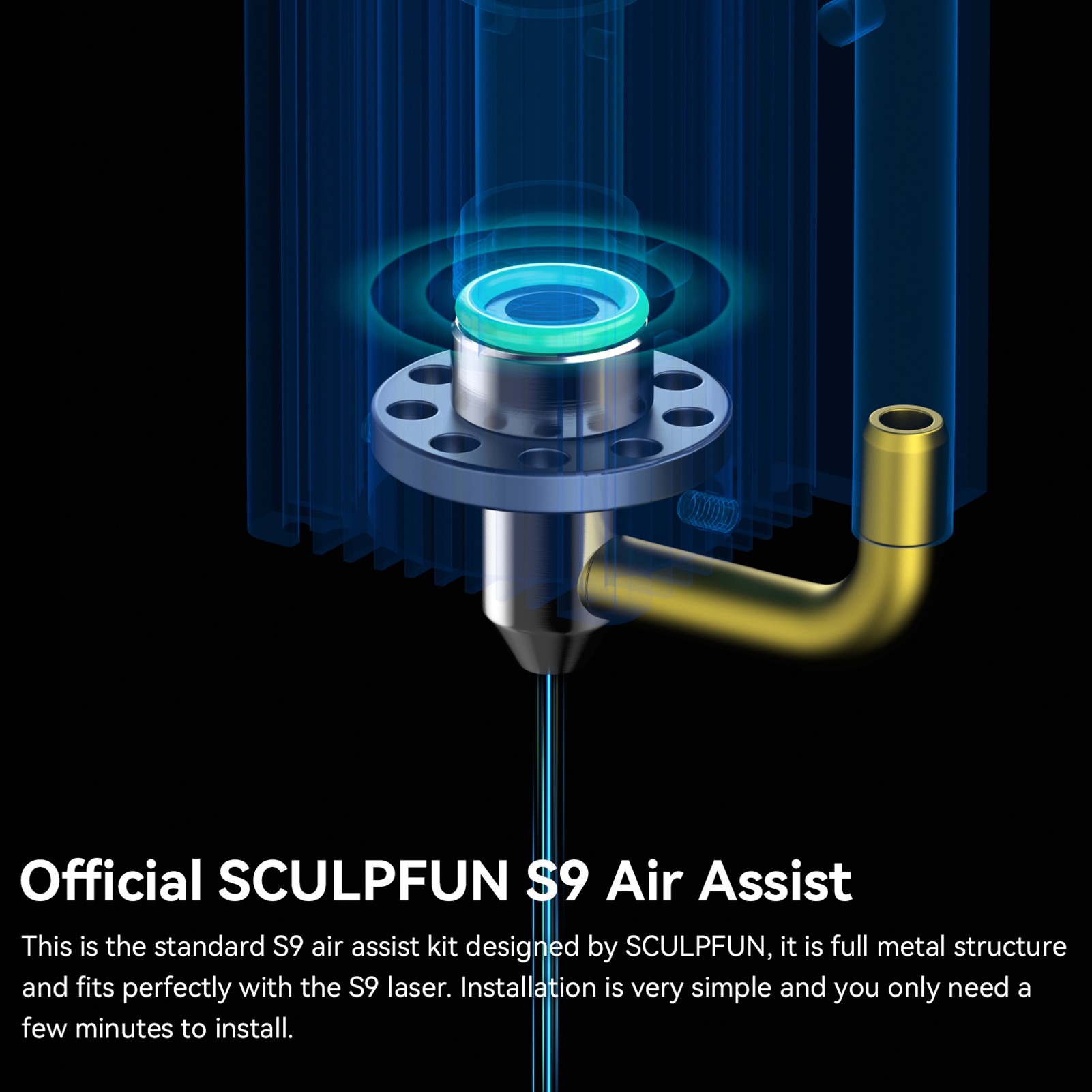 SCULPFUN Kit ugelli Air Assist - Industrial Laser Engraver recensione e prezzo