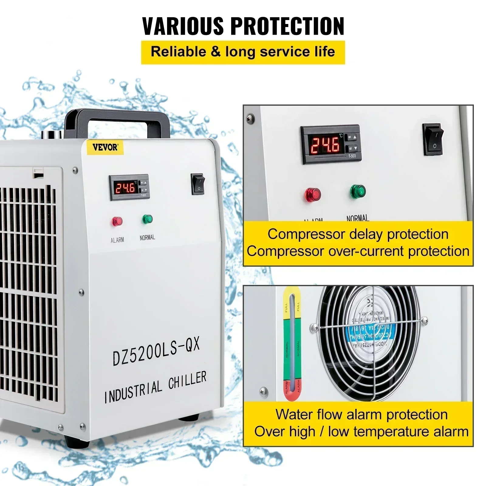 Refrigeratore d'acqua industri - Laser Industrial Chiller recensione e prezzo