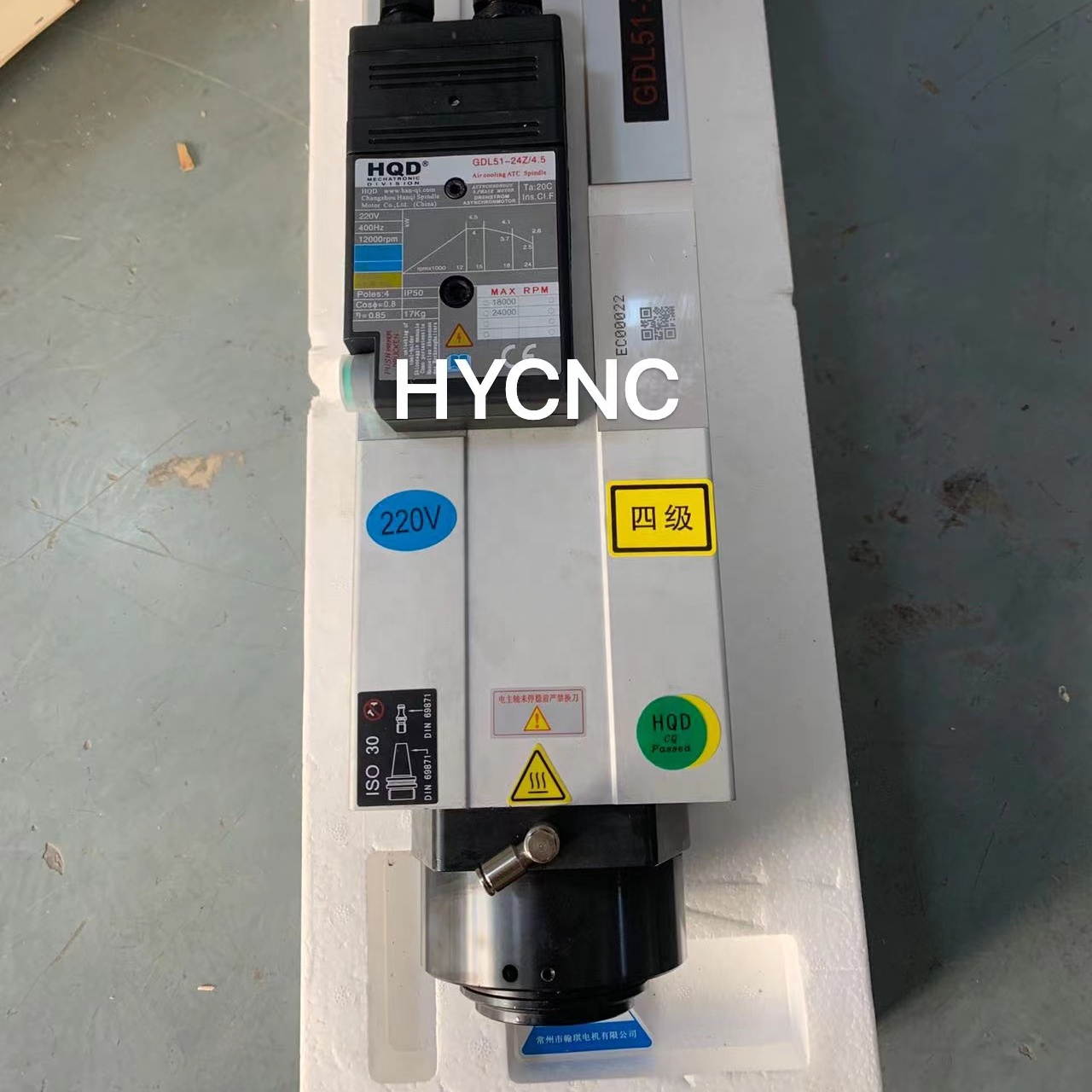 4.5 Kw Atc Mandrino Iso30 Moto - Cnc Spindle Motor recensione e prezzo