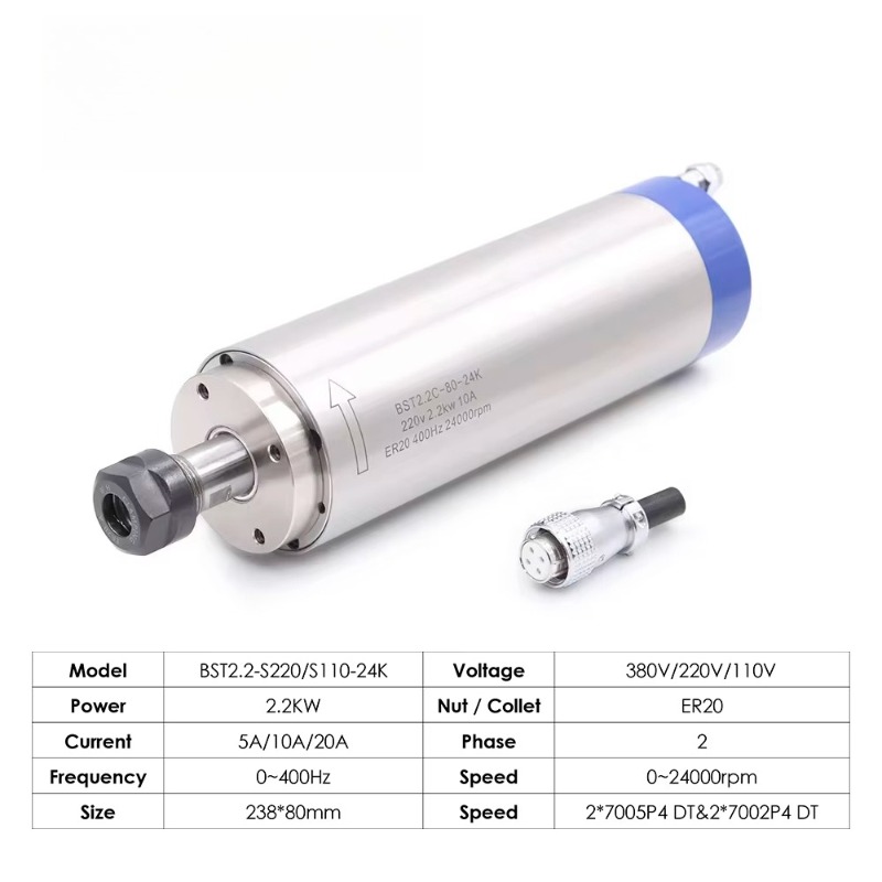 Motore mandrino raffreddato ad - Cnc Spindle Motor recensione e prezzo